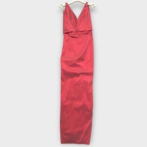 Talbot Runhof Women’s Dress Size 12 Silk Blend Formal Metallic Iridescent Luxury